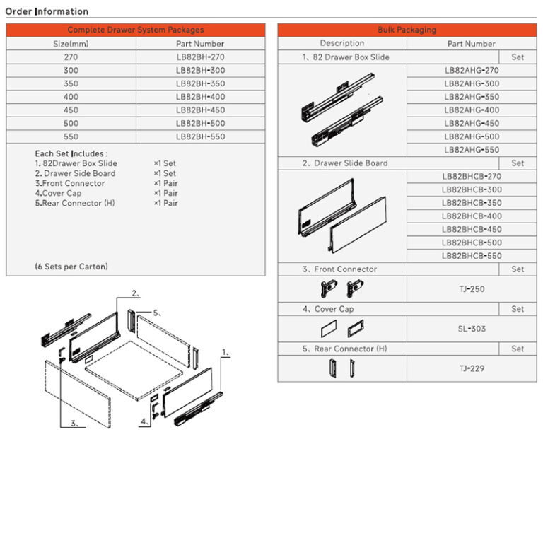 Arista Metal Drawer Box System | Height: H - 6.75" (170 mm) - Image 3