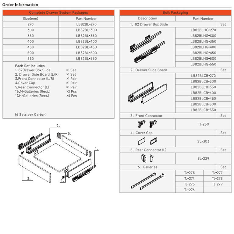 Arista Metal Drawer Box System | Height: L - 3.5" (87.5 mm) - Image 3